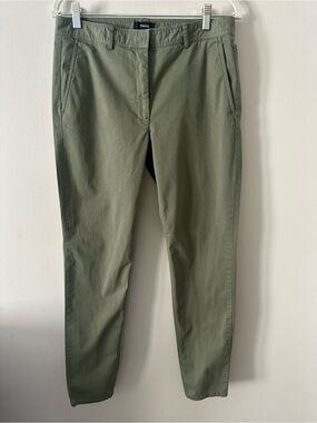 Theory Olive Green Casual Pants-4